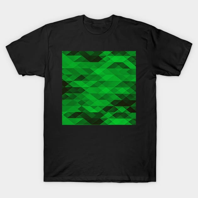 Green cubes T-Shirt by jen28